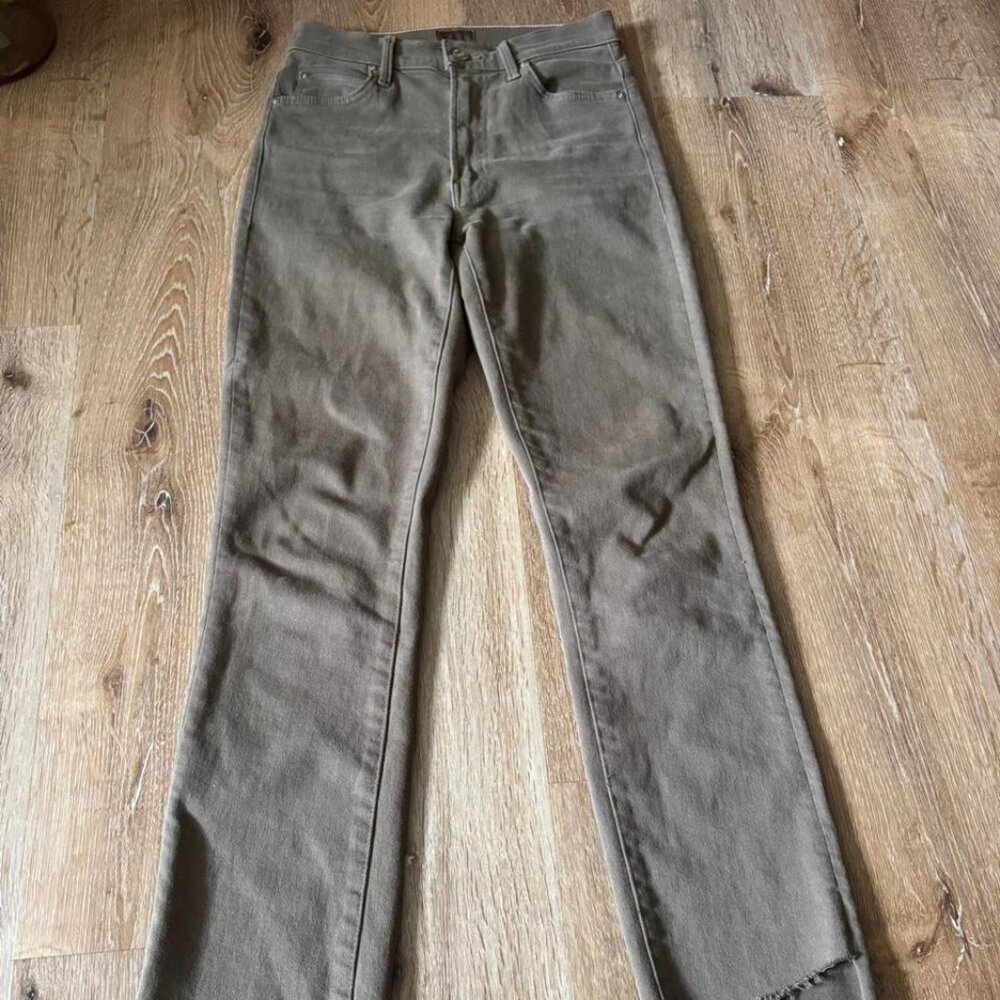 MOTHER Green The Rascal‎ Fray Jeans Size 26